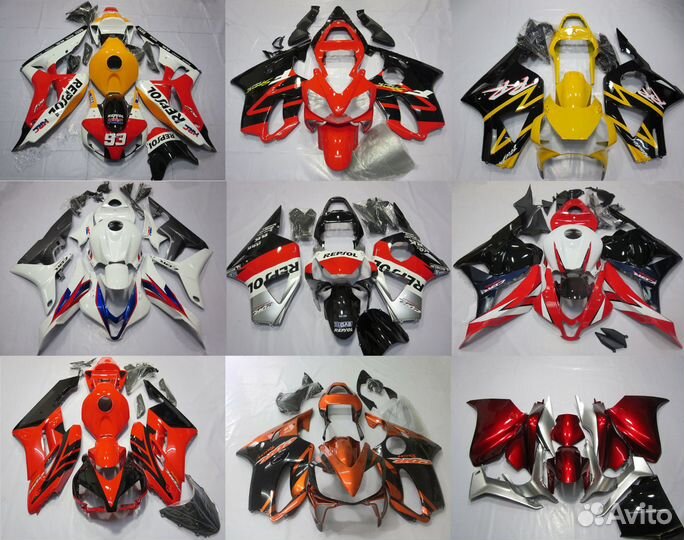 Комплект пластика для мотоциклов Honda