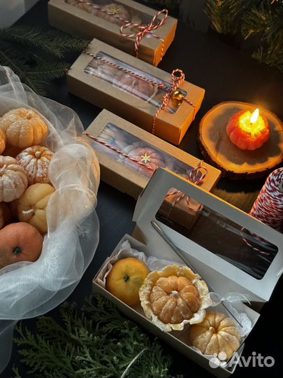 Подарочный набор свечей Мандарин