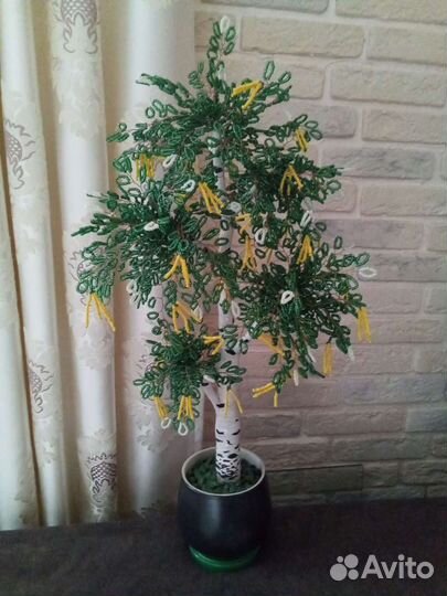 Берёза 51см бисер и др