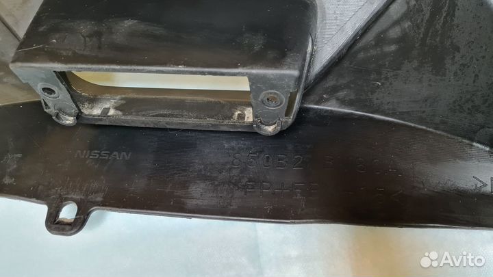 Юбка заднего бампера на Nissan JuKe