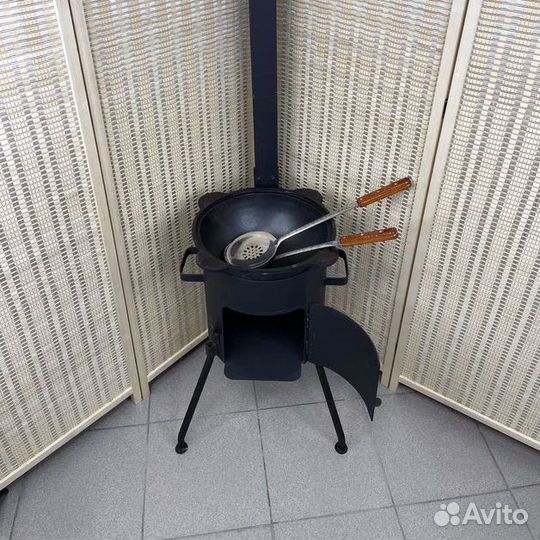 Казан 8 литров + печь