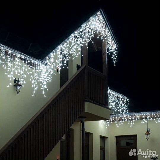 Гирлянда уличная бахрома