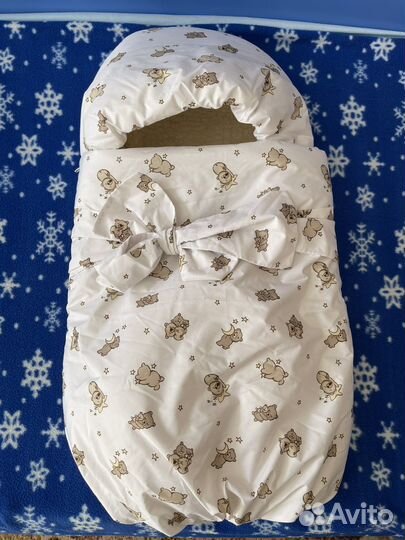 Зимний конверт на выписку