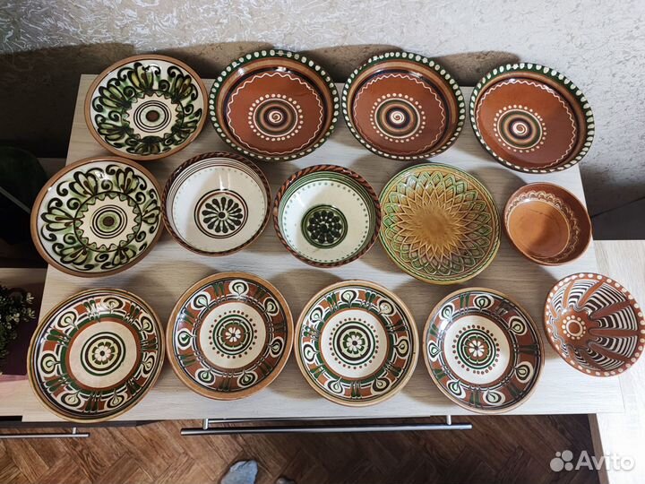 Глиняные тарелки