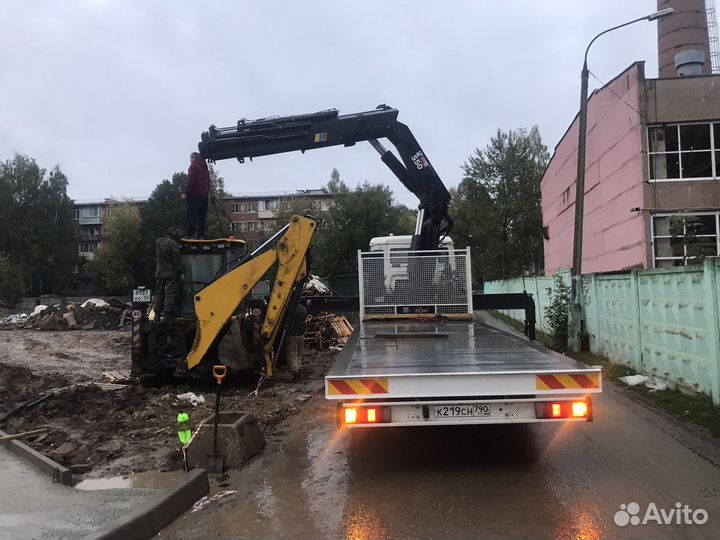 Манипулятор эвакуатор низкорамная платформа