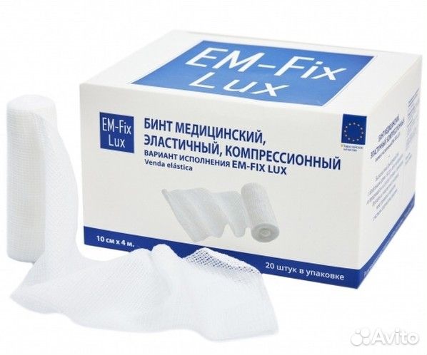 Бинт эластичный EM-Fix Lux 6 см*4 м в Самаре