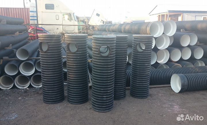 Колодец дренажный с отверстиями