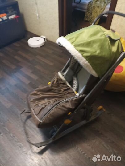 Детские санки коляска бу