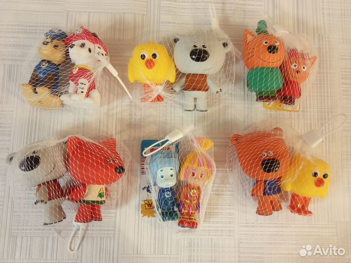 Новые игрушки для ванны