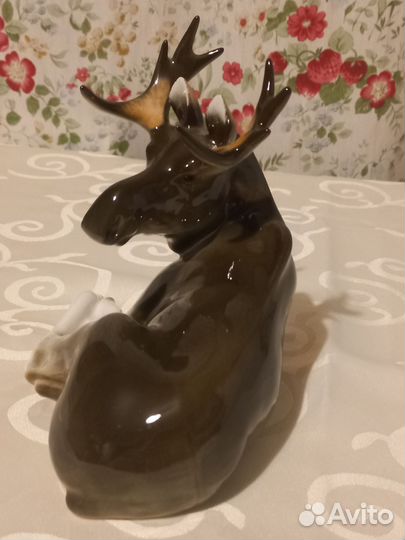 Фарфоровые статуэтки СССР лось