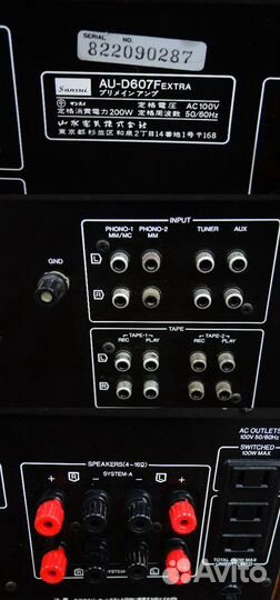Усилитель Sansui AU - D607F Extra и др
