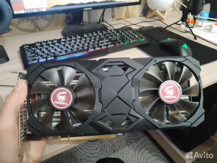 Видеокарта rx580 8gb veineda