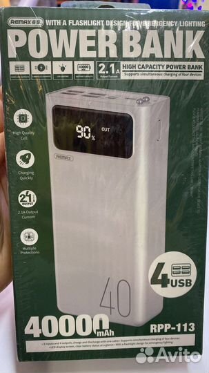 Power bank портативные зарядки до 75000
