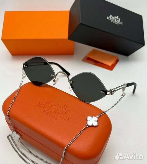 Солнцезащитные очки женские Hermes комплект