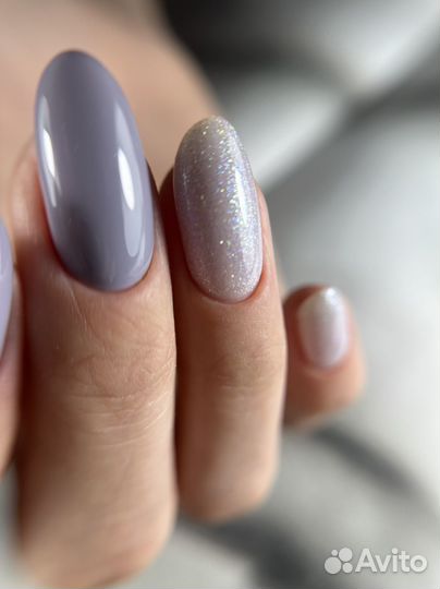 Маникюр гель-лак наращивание