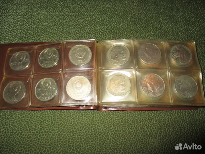 Монеты СССР Юбилейные рубли (полный альбом)