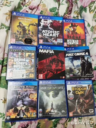 Игры для ps4, диски для пс4
