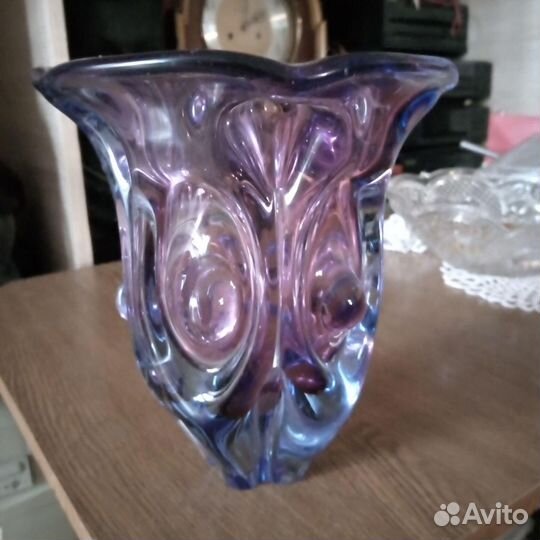 Красивая ваза,чехия,50-е годы