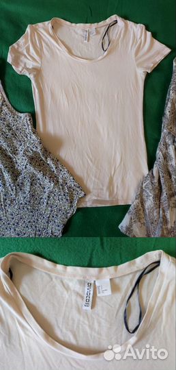Комплект юбка плиссе и футболки Uniqlo 44 46 пакет