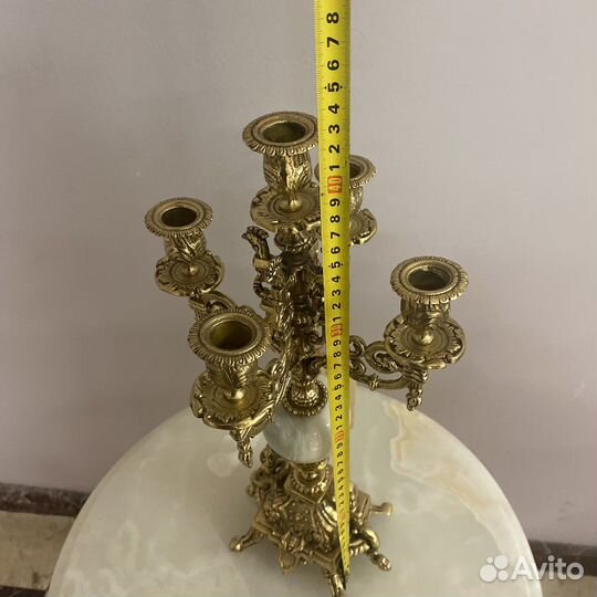 Бронзовый подсвечник/канделябр