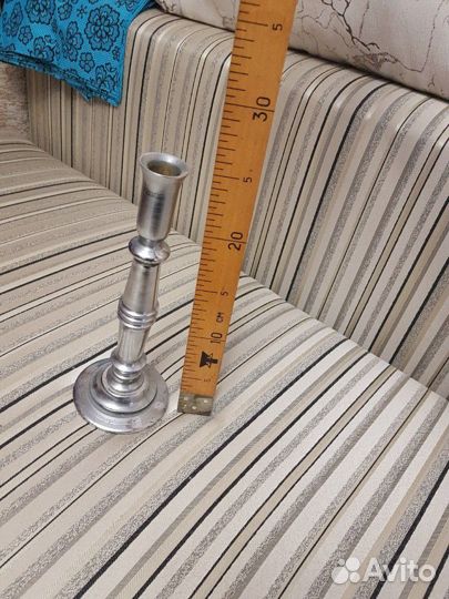 Подсвечник латунный 25 см