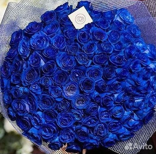 Синие розы. Цветы Букеты с доставкой