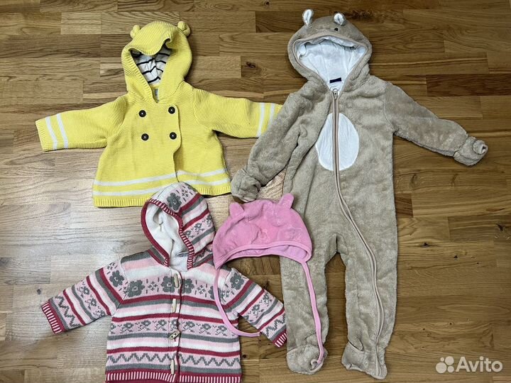Пакет вещей на девочку 74 80 размер