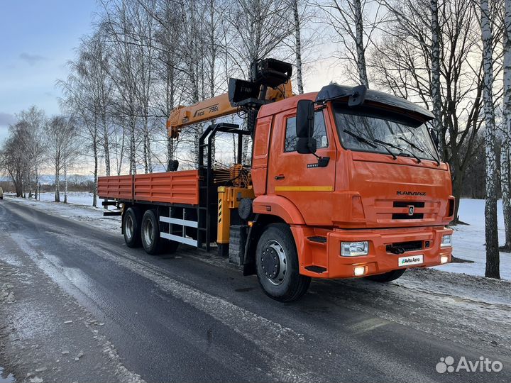 КАМАЗ 65115 с КМУ, 2016