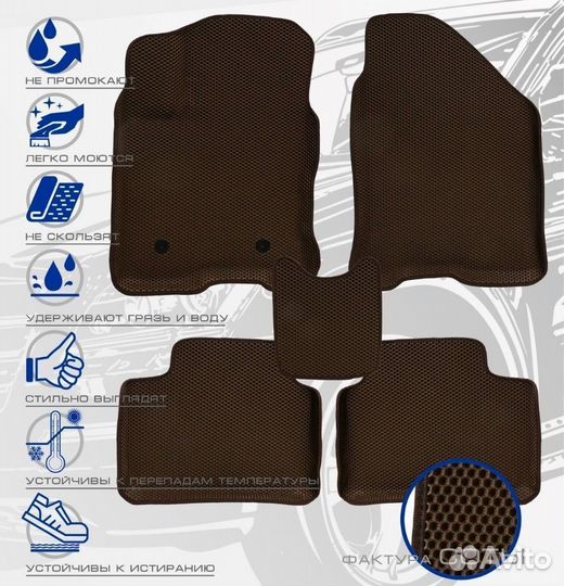 3D коврики ева mitsubishi Pagero Sport 1 1998-2008