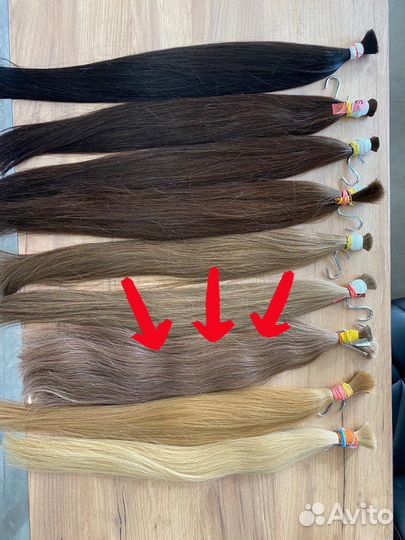 Волосы для наращивания светло русые