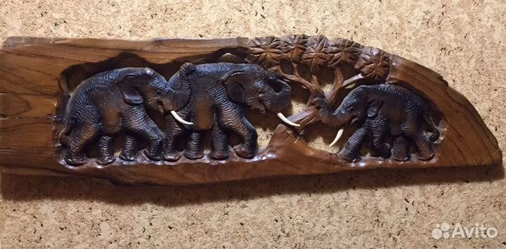 Панно деревянное большое