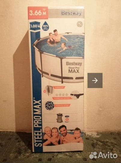 Каркасный бассейн bestway 366х100 полный комплект