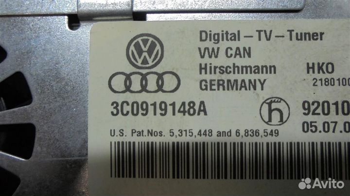 TV тюнер VW Passat CC 2008-2017