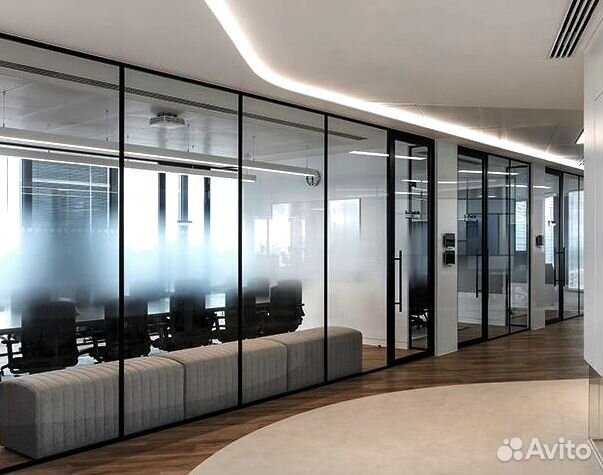 Перегородка стекло