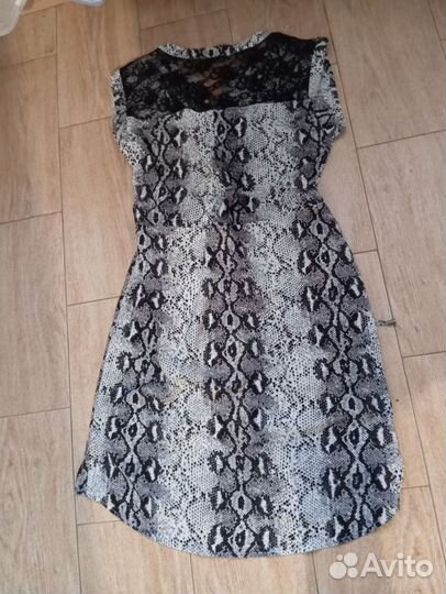 Платье принт Змея 46-48