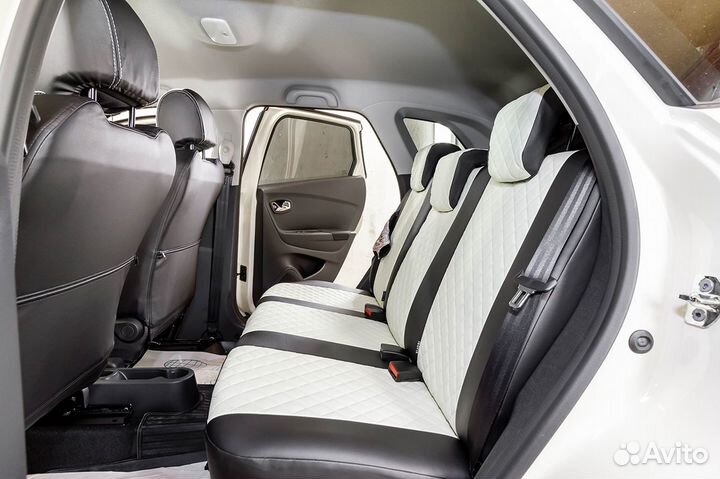 Авточехлы Рено Каптур / Экокожа Ромб