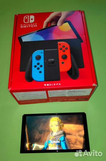 Nintendo switch oled прошит 192 gb Новый