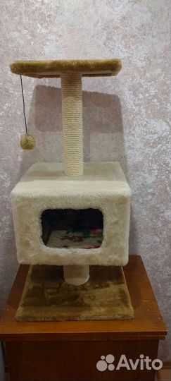 Домик для кошки с когтеточкой