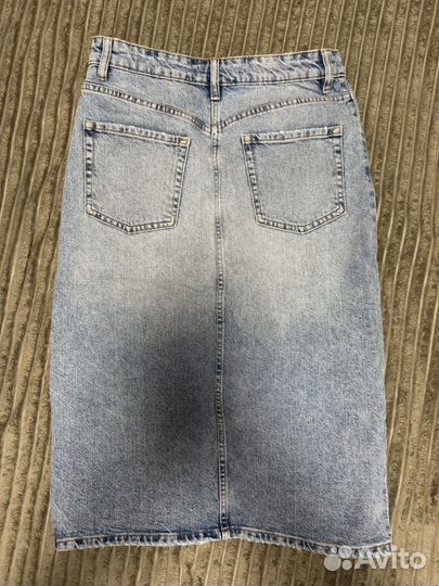 Джинсовая юбка zara M
