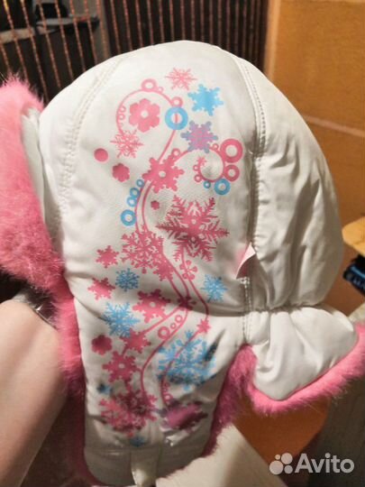 Детская новая зимняя шапка