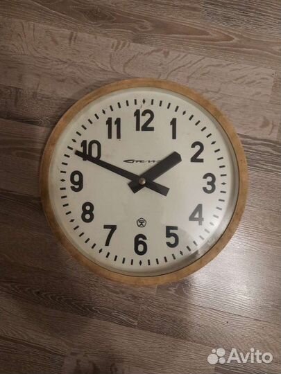 Часы промышленные вторичные Стрела большие СССР