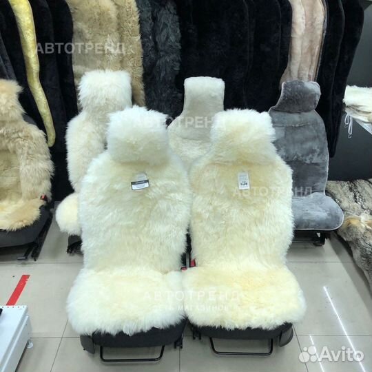 Меховые накидки на сидения