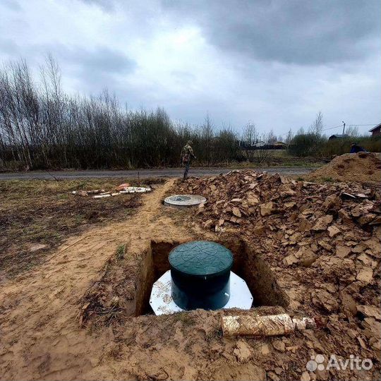 Установка септика / Септик под ключ