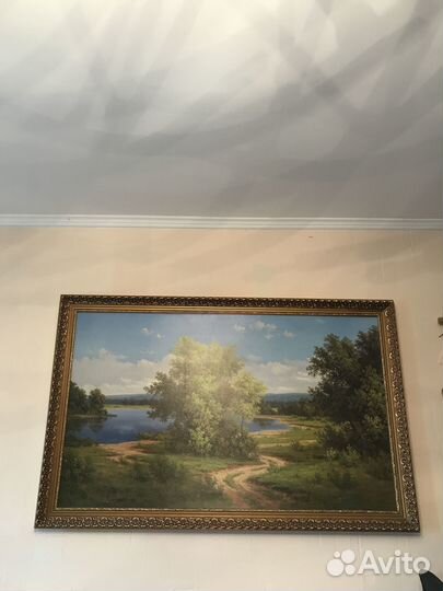Картина большая в раме