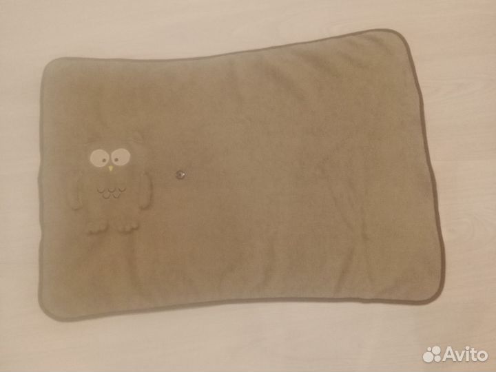 Детское одеяло в коляску,Совушка
