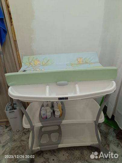 Пеленальный столик с ванночкой cam