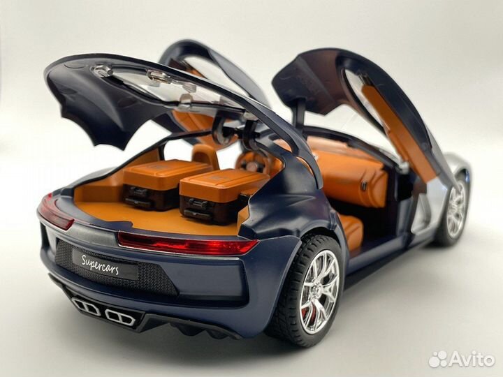 Модель автомобиля Bugatti Atlantic металл 1:24