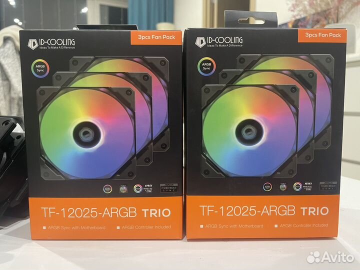 Комплект вентиляторов argb