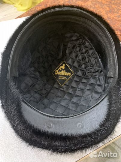 Меховая мужская кепка