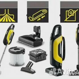 Купить Пылесос KARCHER VC 3 1.198-125.0 (700Вт; желтый цвет): отзывы, фото и хар